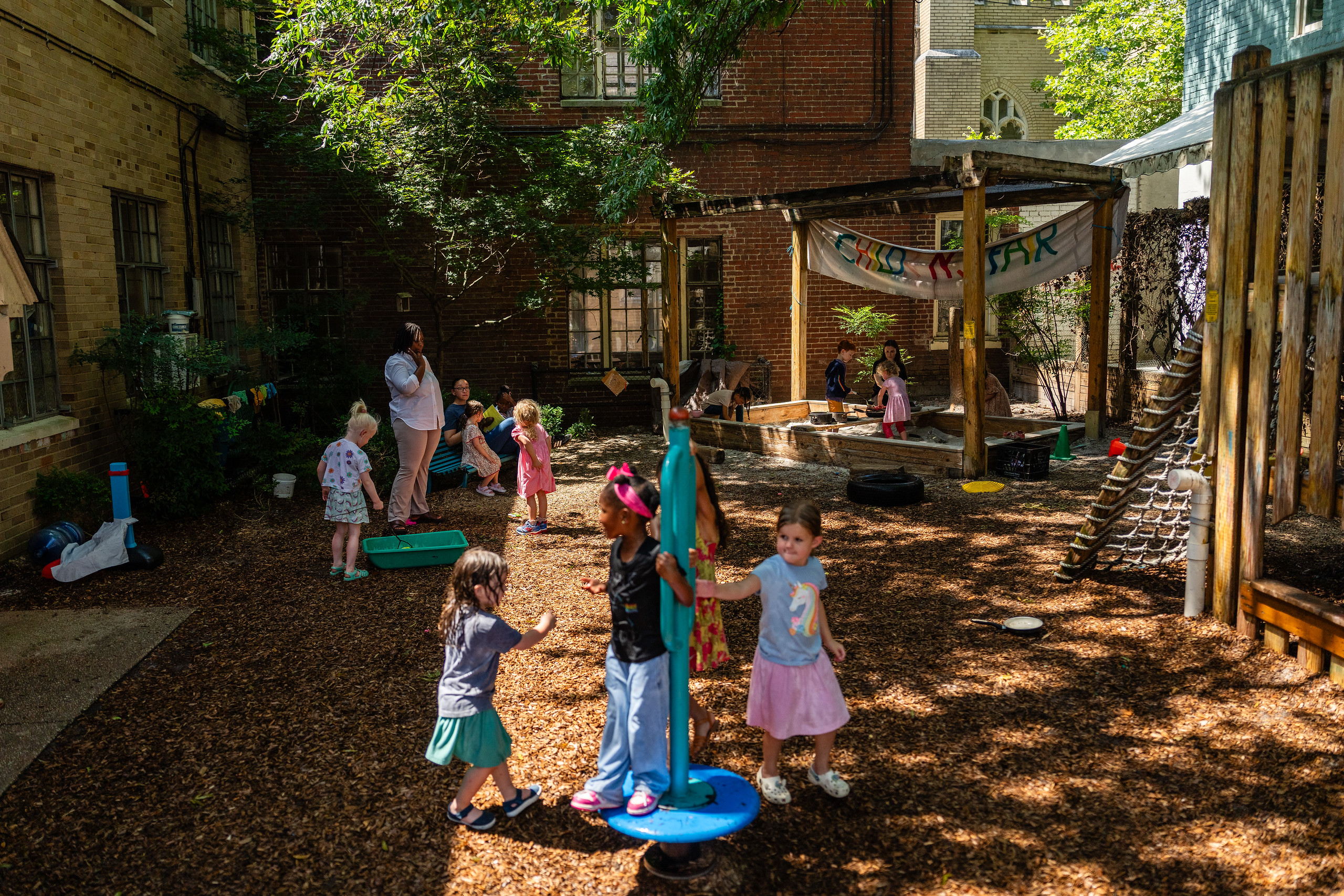 Afternoon outdoor play